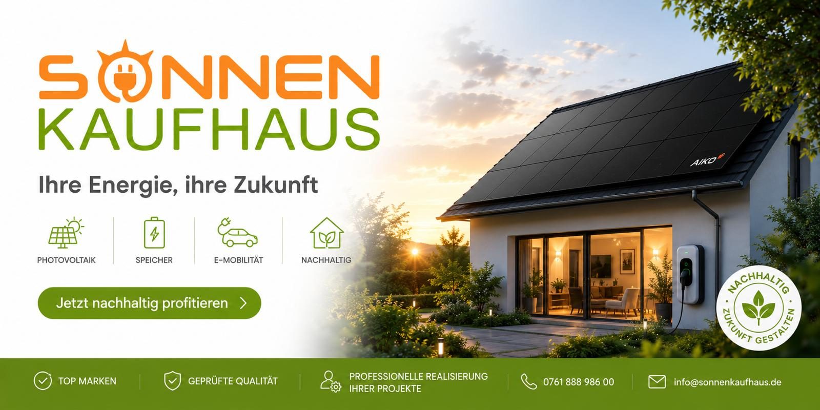 CO2 Reduktion durch eine Photovoltaikanlage